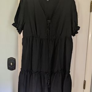Black summer dress